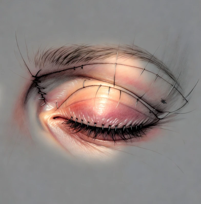 شد وتجميل الجفون